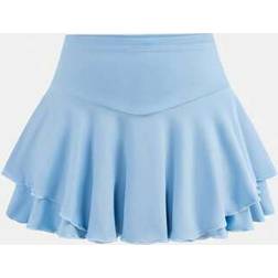 Shein Tween Girl Casual Street Fashion Solid Color Athletic Mini Skirt
