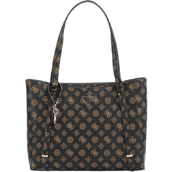 Guess Eco Erica 4G Peony Logo Tote - Brown