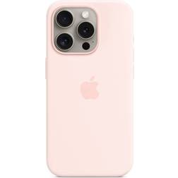 Apple Silicone Case with MagSafe for iPhone 15 Pro Light Pink