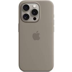 Apple Silicone Case with MagSafe for iPhone 15 Pro Clay