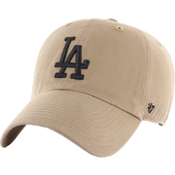 '47 Los Angeles Dodgers Clean Up Cap - Khaki/Black