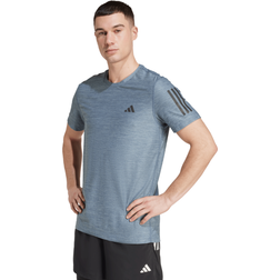adidas Own The Run T-Shirt 3 Stripes - Grey