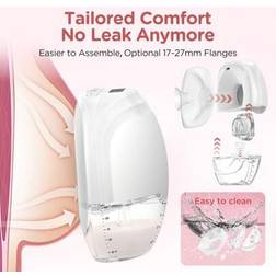 Shein Jheppbay White Wearable Electric Breast Pump