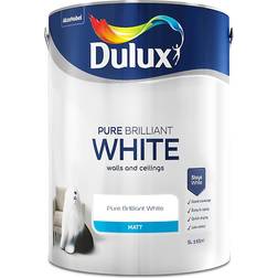 Dulux Matt Wall Paint Pure Brilliant White 5L