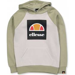 Ellesse Kid's Cervino Hoodie - Green/Light Grey (S3M14417-535)