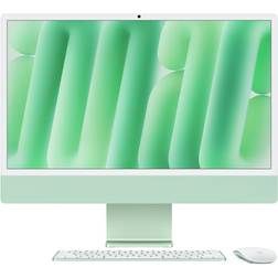 Apple iMac, 24-inch, M4 Chip, 10-core CPU, 10-core GPU, 16GB Unified Memory, 512GB SSD Storage Green