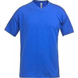 Fristads Acode V-Neck T-shirt 1913 BSJ - Royal Blue