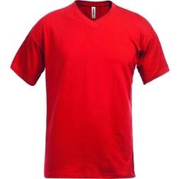 Fristads Acode V-Neck T-shirt 1913 BSJ - Red