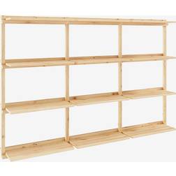 Karup Design Groove Shelving Gul Væghylder Raw 127x192 cm Reolsystem