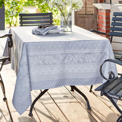 Durance Jacquard Tischdecke Grau (300x160cm)