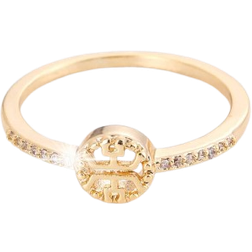 Shein 1pc Fashionable Versatile Simple Cubic Zirconia Inlay Ring
