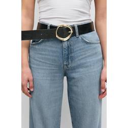 Gina Tricot Buckle Detail Belt Bälten - Svart