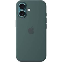 Apple Silicone Case with MagSafe for iPhone 16 Lake Green