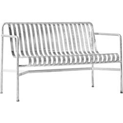 Hay Palissade Dining 128cm - Hot Galvanized Steel Havebænk