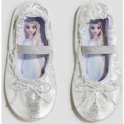 H&M Flicka Skimrande Ballerinaskor - Silver/Frost