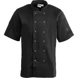 Chefs Whites Vegas Short Sleeve Chefs Jacket - Black