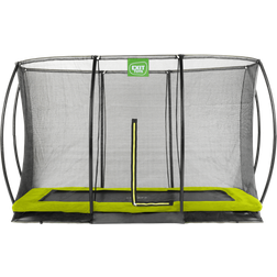 Exit Toys Silhouette Ground Trampoline 214x305cm + Safety Net Green