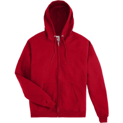 Hanes Men's EcoSmart Fleece Full-Zip Hoodie - Dark Red