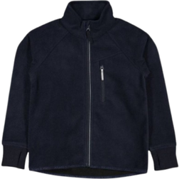 Polarn O. Pyret Kid's Wind Fleece Jacket - Dark Navy