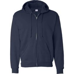 Hanes Men's EcoSmart Fleece Full-Zip Hoodie - Navy Blue Xsp