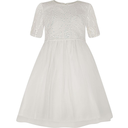 Happy Girls Lina Christening Dress - White