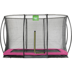 Exit Toys Silhouette Ground Trampoline 214x305cm + Safety Net Pink