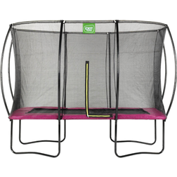 Exit Toys Silhouette Trampoline 214x305cm + Safety Net Pink