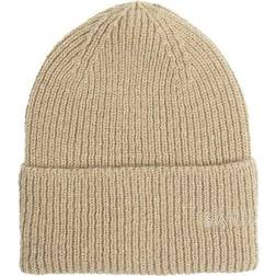 Sätila Molly Fluffy High Beanie with Fold Up - Beige
