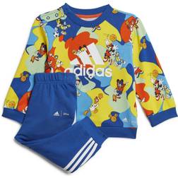 adidas x Disney Mickey Mouse Jogger Set - Team Royal Blue/Impact Yellow/Semi Impact Orange (HK6652)