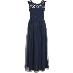 Vila Vilynnea Lace Maxi Dress - Total Eclipse
