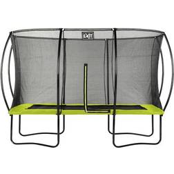 Exit Toys Silhouette Trampoline 244x366cm + Safety Net Green