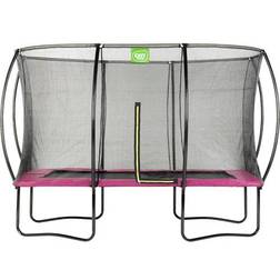 Exit Toys Silhouette Trampoline 244x366cm + Safety Net Pink