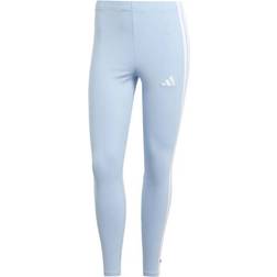 adidas Women Essentials 3 Stripes Cotton Leggings - Sky Blue
