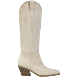 Shein Perfect With Cardigan,Women's Wedge Heel Thick Sole Boots Apricot Fashion Autumn And Winter Sweater Boots