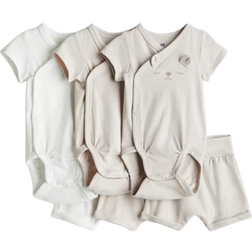 H&M Jersey Set 6-piece - Beige/Bear (0865104017)