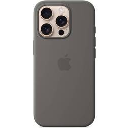 Apple Silicone Case with MagSafe for iPhone 16 Pro Stone Grey