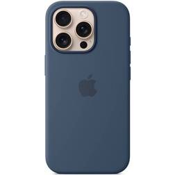 Apple Silicone Case with MagSafe for iPhone 16 Pro Denim