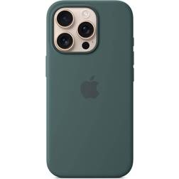 Apple Silicone Case with MagSafe for iPhone 16 Pro Lake Green