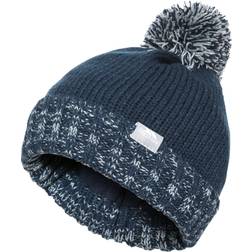Trespass Kid's Bobble Hat Knitted Fleece Lined Nefti - Navy