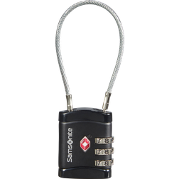 Samsonite Cablelock 3 Dial TSA Black