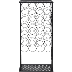 vidaXL 240942 Black Wine Rack 47.5x100cm