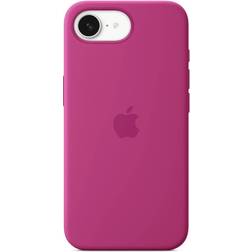 Apple Silicone Case for iPhone 16e Fuchsia
