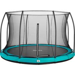 Salta Comfort Edition Ground Trampoline 396cm + Safety Net Green