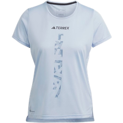 adidas Terrex Agravic Trail Running Tee - Blue Dawn