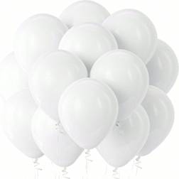 Shein Latex Balloons Round Helium White 10-pack