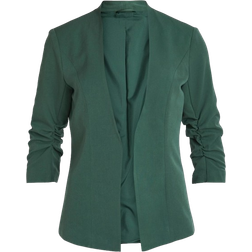 Vila 3/4 Sleeved Fitted Blazer - Dark Green
