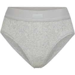 SKIMS Cotton Rib Brief - Light Heather Grey