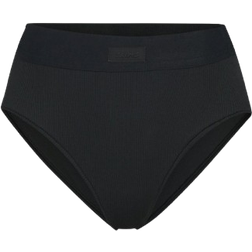 SKIMS Cotton Rib Brief - Soot