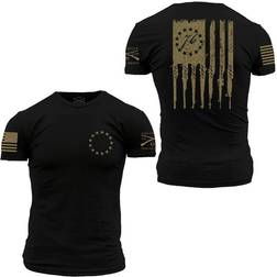 Grunt Style Betsy Rifle Flag T-shirt - Black