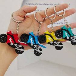 Shein Cartoon Silicone Matching Motorcycle Keychain - Color